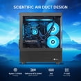 thumbnail image 3 of Ningmei Lumishore Gaming PC AMD Ryzen 7 5700X NVIDIA RTX 5060 16GB RAM 1TB SSD Windows11 PC Gaming Black, 3 of 7