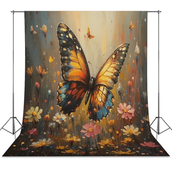 Dancing Butterflies Backdrops for Photography Kids Adult Photo Booth Video Shoot Vinyl Studio Prop