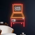thumbnail image 2 of Handmadetneonsign Retro Game Machine Neon Sign, Game Machine Led Sign, Arcade Led Light, Game Sign, 2 of 5