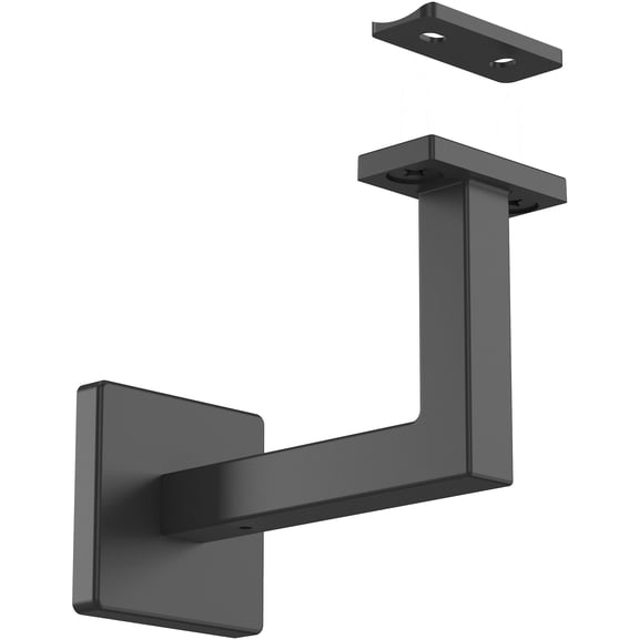 National Hardware - V442 Reed Handrail Bracket - Matte Black