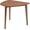 Light Brown, variant on Dining Table, Corner Small Kitchen Table for 2, 36 Inch, Brown | Mid Century Modern Restaurant Tables, Space-Saving Corner Design, Small Space Curved Dinette for Home, Kitchen, Apartment