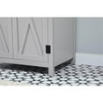 thumbnail image 5 of Elegant Decor Grant 30" Aluminum MDF Single Bathroom Vanity in Gray, 5 of 8