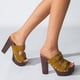 thumbnail image 4 of Nuevas sandalias de mujer cómodas de tacón grueso con hebilla de boca de pez Wmkox8yii hfjk3596, 4 of 6