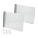 thumbnail image 2 of 2 protectores laterales contra salpicaduras de acero inoxidable para montaje en pared con tornillos. Grande, 2 of 9