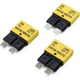 thumbnail image 1 of GFDYREE Disjoncteurs Profil Bas à Réinitialisation Automatique 14V DC 20 Amp, Type 1 Fusible Disjoncteur E37 20A, Lot de 3, 1 of 6