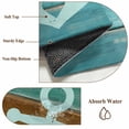 thumbnail image 6 of 5'x8' Area Rugs, Teal Blue Brown Anchor Indoor Outdoor Area Rug for Living Room Bedroom, Vintage Nautical Coastal Ocean Wooden Washable Bathroom Rugs Kitchen Floor Carpet Mats Home Decor Aesthetic, 6 of 8
