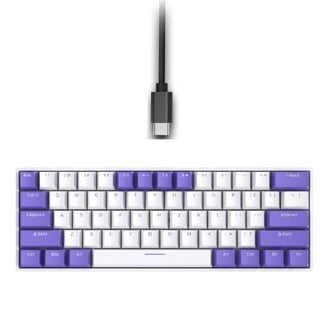 HXSJ K3 Gaming Mechanical Keyboard, 98 Keys, Wired USB C, RGB LED