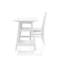 thumbnail image 5 of Prenna Wood 2-Piece Writing Desk and Chair Set in White, 5 of 6