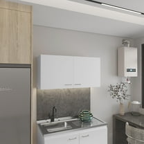 CoSoTower 39" W Double Door Wall Cabinet White