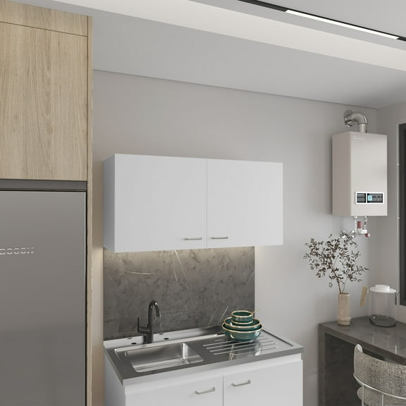 CoSoTower 39" W Double Door Wall Cabinet White