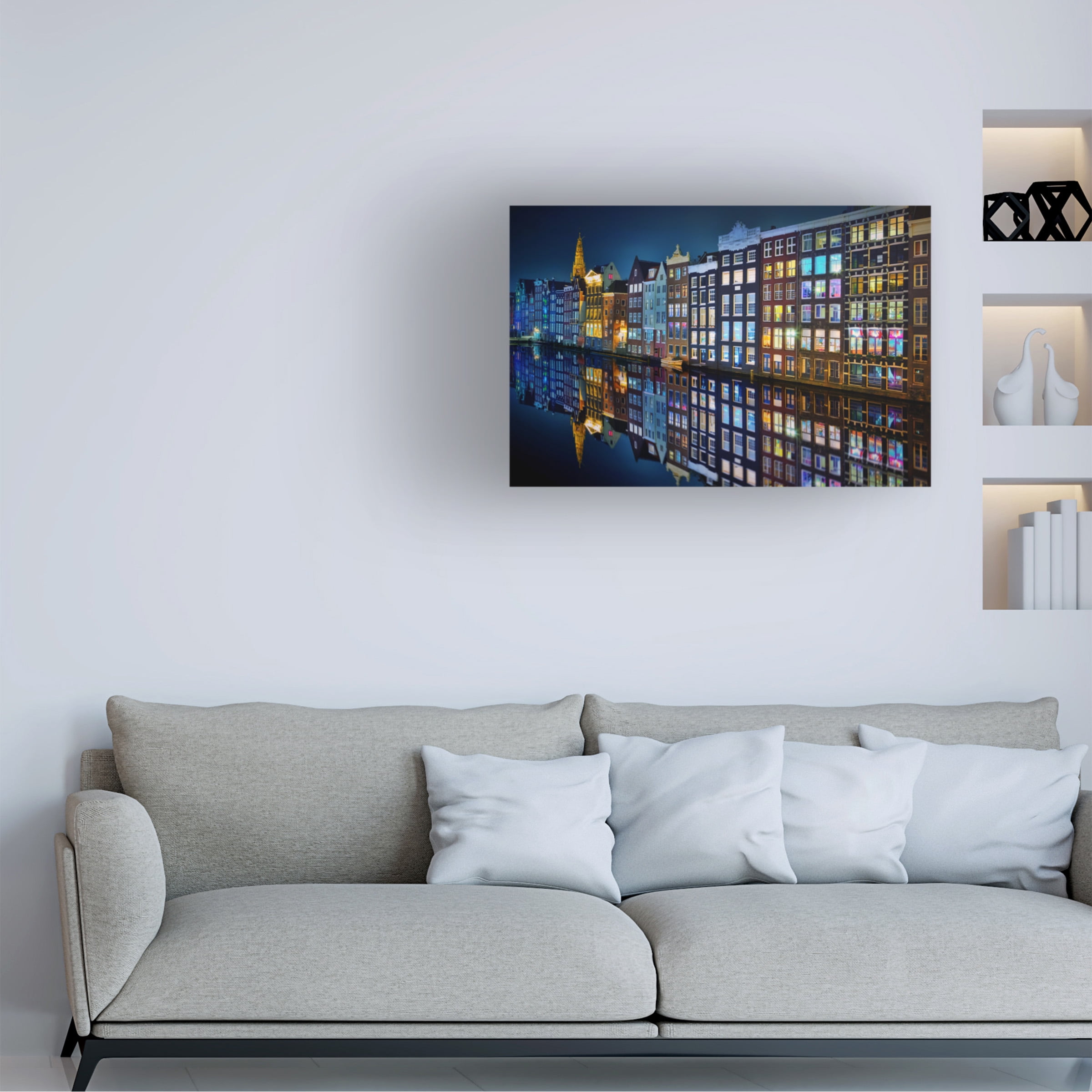 Juan Pablo De 'Amsterdam Mirror' Canvas Art