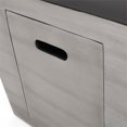 thumbnail image 3 of Noble House Langton 30" Foyer Carré Gris Foncé et Noir, 3 of 13