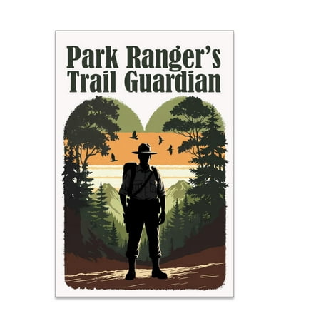 Park Rangers Trail Poster - Wall Decor for Nature Lovers
