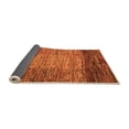 thumbnail image 2 of Ahgly Company Indoor Square Abstract Orange Modern Area Rugs, 7' Square, 2 of 4