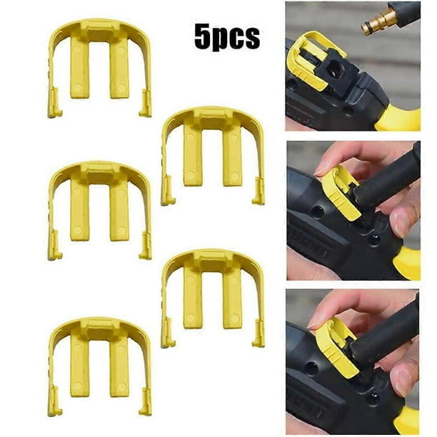 Yellow C Clips Clamp For Karcher K2 Car Home Pressure Power Washer Trigger Replacement C Clip Quick Connector Lock Clamps
