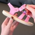 thumbnail image 6 of ZZwxWA Children Sandals Soft Flat Shoes Fashion Comfortable Flower Sandals Lightweight Baby Princess Sandals Dress Sandal for Girls up to 45% Off, 6 of 6