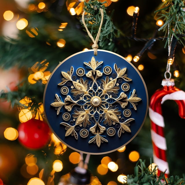 Adornos Colgantes para Árbol de Navidad 2024, Regalos para Familiares y Compañeros.