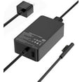 thumbnail image 1 of czcpp-65W Surface Pro Charger Compatible with Microsoft Surface Pro 11 10 9 8 7+ 7 6 5 4 X Surface Laptop 7 6 5 4 3 2 1 Surface Book 3 2 1 Surface Go Tablet 65W 44W 36W Power Adapter with Cord, 1 of 4