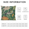 thumbnail image 6 of Jiayy Lotus Nymphaea Gardens Throw Pillow Cushion Swan Crane Duck Green Flower Square Throw Pillow Chinoiserie Style Pillow Cover Case for Sofa Living Room 2pcs White Birthday Gift, 6 of 6
