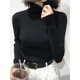 thumbnail image 5 of Suéter de cuello alto para mujer, Tops coreanos delgados, Jersey de punto, Hiver Truien, otoño e invierno, 2024, 5 of 5