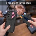 thumbnail image 5 of Decase Phone Case for Samsung Galaxy S22 Ultra Heavy Duty Cover With Slim Credit Card Holder Kicktand Hybrid Mobile Slot Rugged Case For Galaxy S22 Ultra, Pink, 5 of 7