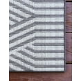 thumbnail image 6 of Unique Loom Hudson Sabrina Soto™ Outdoor Modern Geometric Area Rug or Runner, 6 of 6