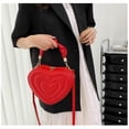 thumbnail image 5 of TELOLY Crossbody Bags for Women,Sweet Heart Design Cross Body Bag for Woman,Playful Cute Style Crossbody Purses for Women,Red, 5 of 7