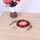 thumbnail image 3 of Long Steel Wire Dog Leash Outdoor Camping Picnic Strong Pet Safety Cable Rope 5mm*5m(Red), 3 of 4