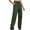 Army Green, variant on Aofany Womens Straight Casual Jeans High Waist Trendy Multi-pocket Cargo Pants Denim Pants 2024 Sale