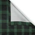 thumbnail image 3 of Ambesonne Buffalo Plaid Kitchen Curtains, Scottish Christmas, 55"x24", Fern Green Charcoal Grey, 3 of 3