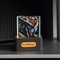 thumbnail image 5 of 2X Crystal Cube Pantalla de Fotos Estación Meteorológica Inteligente de Escritorio Holográfica Reloj Digital con Álbum de Animaciones GIF, 5 of 5
