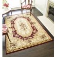 thumbnail image 1 of Rugs America New Dynasty Area Rug, 5-Feet 3-Inch by 7-Feet 10-Inch, Aubusson Red, 1 of 1
