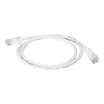 thumbnail image 1 of C2G Cat5e Snagless Unshielded (UTP) Network Patch Cable - Patch cable - RJ-45 (M) to RJ-45 (M) - 6 ft - UTP - CAT 5e - molded, snagless, stranded - white, 1 of 5