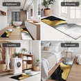 thumbnail image 5 of Black and Gold Marble Glitter Streaks Pattern Kitchen Rugs Sets Of 3,Kitchen Runner Rugs Non Skid Washable,Decorative Kitchen Floor Mats for Kitchen,Sink,Laundry,17"x30"+ 17"x47" + 17"x59", 5 of 6