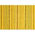 thumbnail image 1 of Ahgly Company Indoor Rectangle Abstract Yellow Modern Area Rugs, 3' x 5', 1 of 4