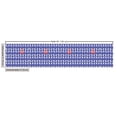 thumbnail image 2 of Ambesonne Marine Fabric by the Yard Upholstery, Ship Journey Sea Ocean, 5 Yards, Navy Blue Red, 2 of 4