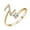 Z, variant on Rings for Women Valentine's Day Gifts Exquisite Fashion 26 English Alphabet Style Ring Letter Fashion Copper Ring