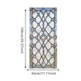 thumbnail image 3 of Vintage European Style Colorful Stained Glass Window Film, Non Adhesive Removable Light Filtering Window Cling, Luxury Art Glass Decal for Home Bedroom Living Room Balcony Indoor Decor, 3 of 7