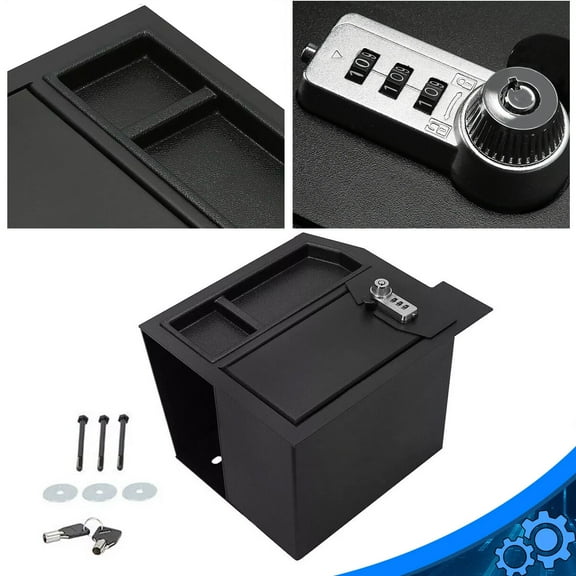 Center Console Safe Box Locking Safe For Toyota Tundra 2007-2013 Sequoia 08-13