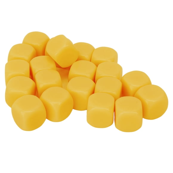 20 Pcs Coins Ronds en Plastique Vierge 16mm pour Jeux de Société Fête, Autocollant DIY, Enseignement de Comptage de Mathématiques