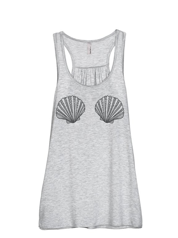 Mermaid Bra Women Sleeveless Flowy Racerback Tank Top