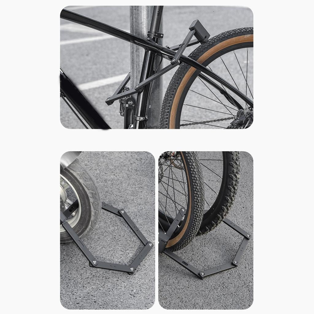 CEORPER Bicycles Scooter Motorcycle Folding Lock with Key Fold Chain Heavy Duty Metal Foldable Lock AntiTheft Cycling Lock