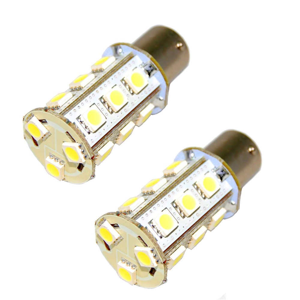 Hqrp 2 Pack 1156 Ultra Bright Led Bulbs Cool White For John Deere