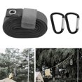 thumbnail image 3 of Portable Tent Extension Belt Lanyard Rope Wear Resistant Hanging Strap Universal Black, 3 of 10