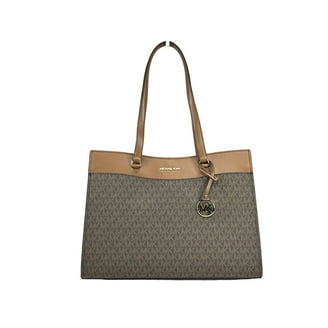 Michael Kors Women's Sheila Large Signature Logo and Metallic Tote