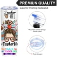 thumbnail image 3 of Teacher Insulated Skinny Tumblers Cup Coffee Mug with Lid Teacher Appreciation 20oz - Reusable Stainless Steel Water Bottle for Hot & Cold Drinks Tea Cup, 3 of 5