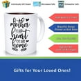 thumbnail image 3 of From Family Funny Coffee Mug The Heart Of The Home, Mom Mug, Mother's Day Gift Idea, Gift From Daughter, Gift From Son, Gift From Husband, Ceramic Novelty Coffee Mugs 11oz, 15oz Mug, Tea, 3 of 4