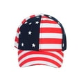 thumbnail image 1 of USA Stars and Stripes Adjustable Baseball Snapback, 1 of 2