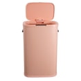 thumbnail image 5 of happimess Tammi Kitchen 14.5-Gallon Slim Metal Push Button Trash Can, Flamingo Pink, HPM1017G, 5 of 10