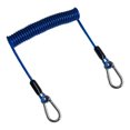thumbnail image 2 of Cordón de pesca, alambre de acero, soporte para caña de pescar, cable de transporte, correa de caña de pescar profesional portátil para de pesca Azul, 2 of 8